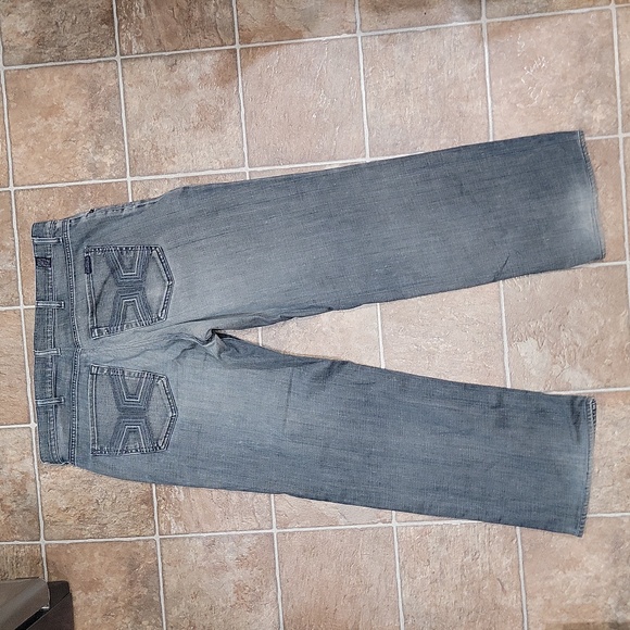 7 For All Mankind Relaxed Fit Button Fly Stretch 7FAM Mens Jeans Size 38 x 30 - Picture 9 of 9